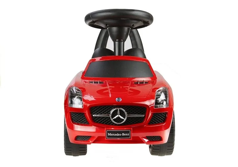 Jeździk MERCEDES SLS AMG Pchacz Dla Dziecka Oparcie Schowek - Czerwony