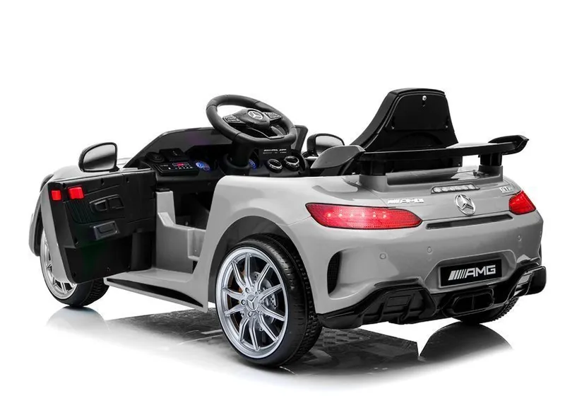 Auto Pojazd Na Akumulator MERCEDES GT R Dla Dzieci Światła LED MP3 - Szary