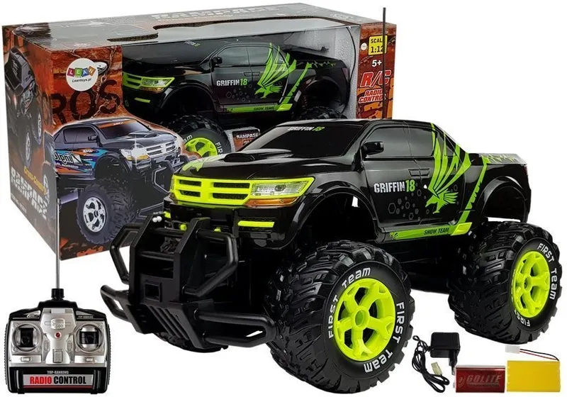Ogromny JEEP Rampage R/C MONSTER TRUCK - Czarny
