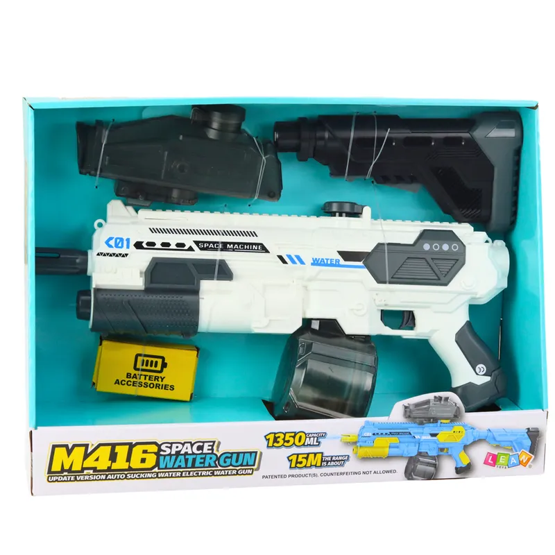Karabin M16 Pistolet Kosmiczny Na Wodę Elektryczny 1350ml