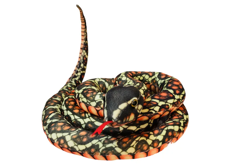 Maskotka Pluszowa Wąż 300 cm - Brązowy