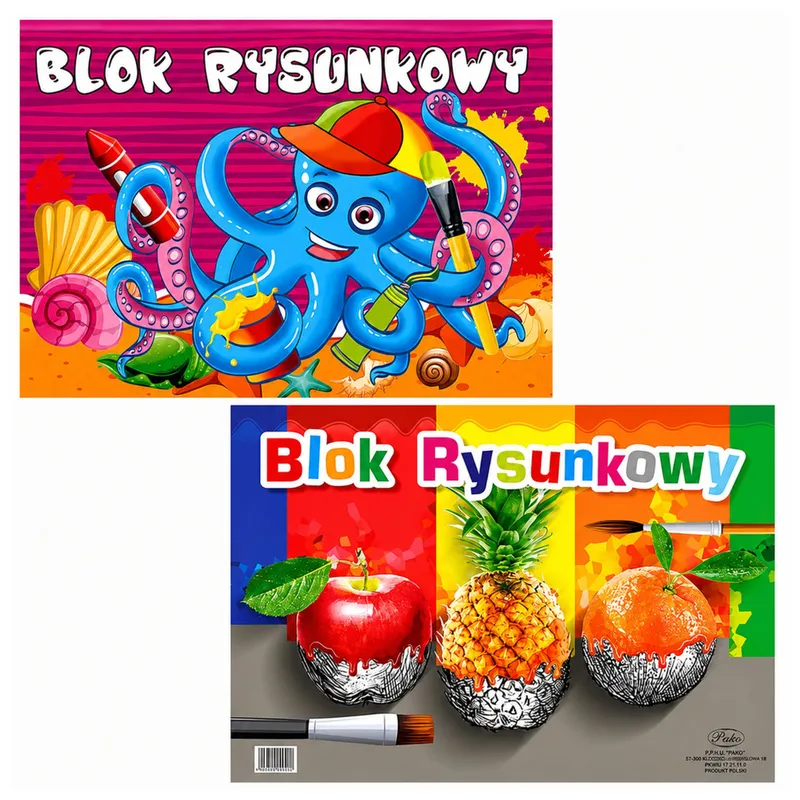 Blok Rysunkowy A3 19 Kartek 80g PROTOS - Biały