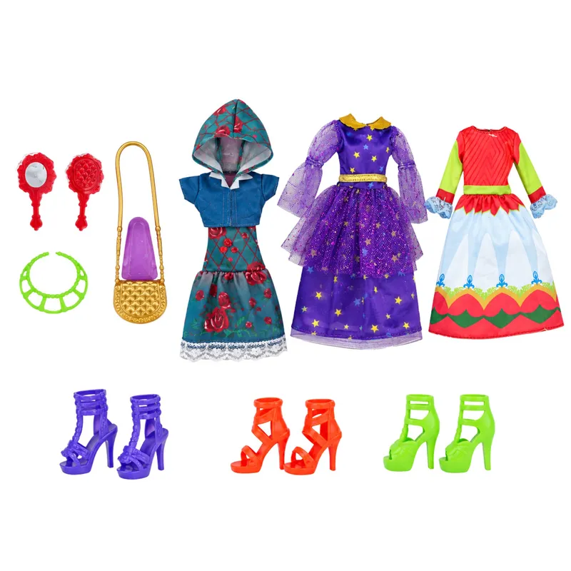 Lalka Anlily Weird Z Przebraniami Fantasy Sukienki Akcesoria Buty Zestaw