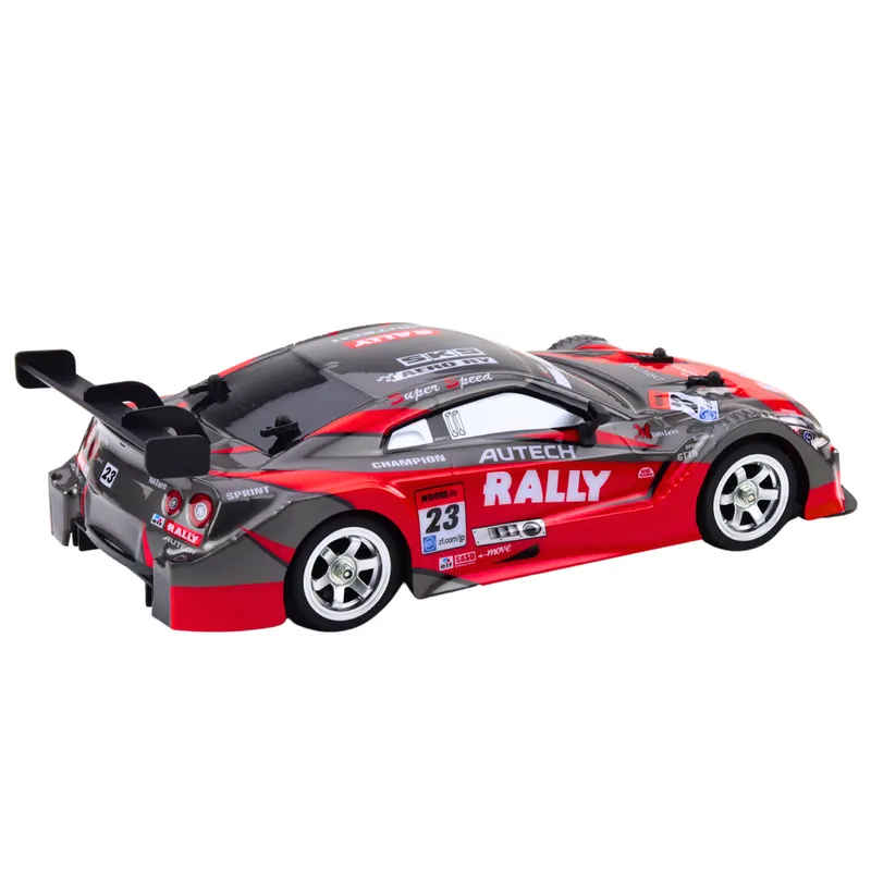 Samochód Wyścigowy Auto Do Driftu RC Czerwono Czarny 30km/h 1:16