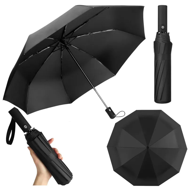 Parasol Automatyczny Pokrowiec 12-ŻEBERKOWY 105 cm - Czarny