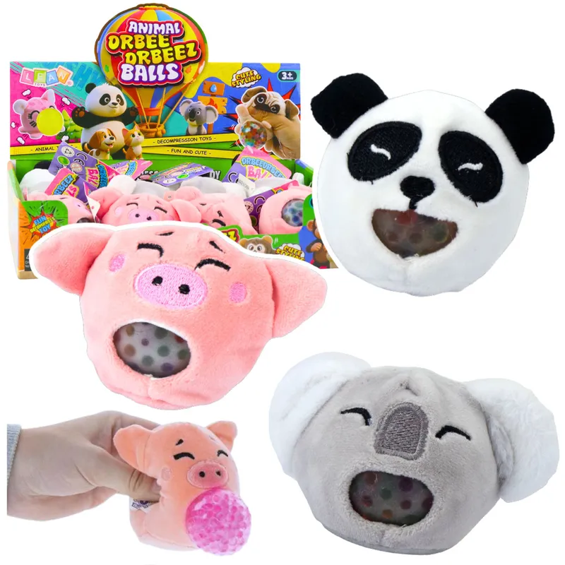 Pluszak Do Ściskania Ugniatania Gniotek Z Kulkami Wodnymi Koala Panda 6 cm