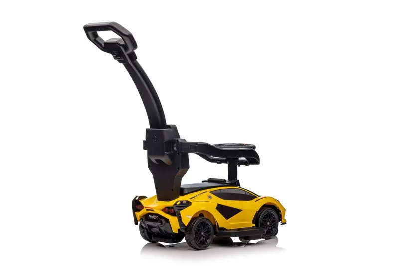 LAMBORGHINI QLS-996T Ride-On With Pusher Yellow