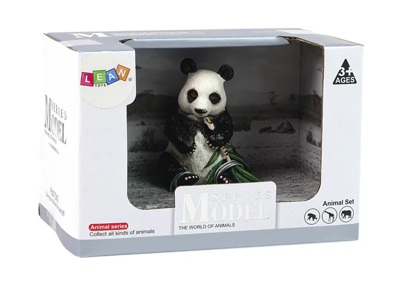 Figurka Kolekcjonerska Panda Wielka Z Bambusem
