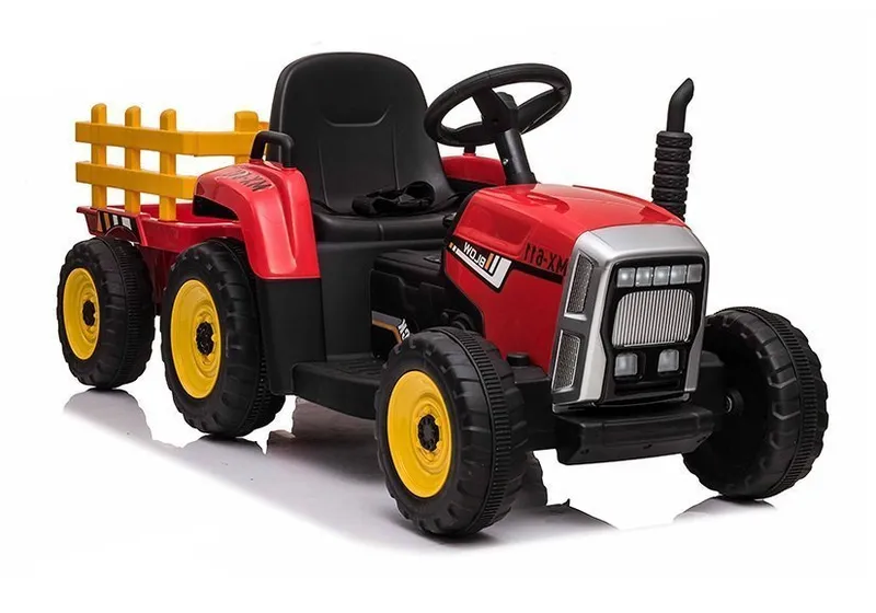 Traktor Na Akumulator Z Przyczepką XMX611 - Czerwony