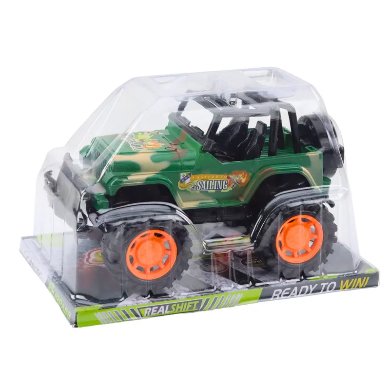 Duży Samochód Terenowy Militarny Off-Road 25cm - Zielony