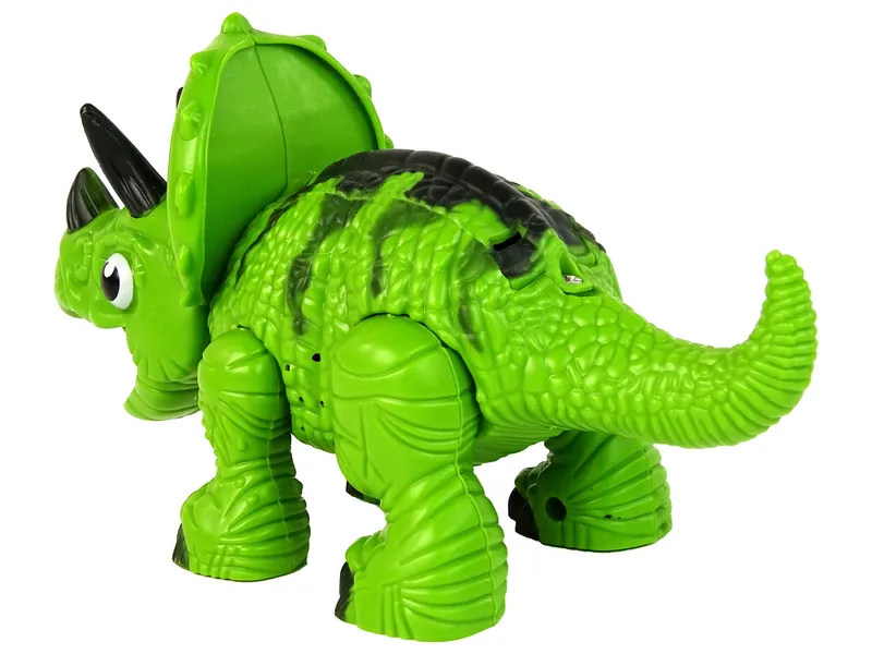 Interaktywny Dinozaur Triceratops Para Wodna Dźwięk - Zielony