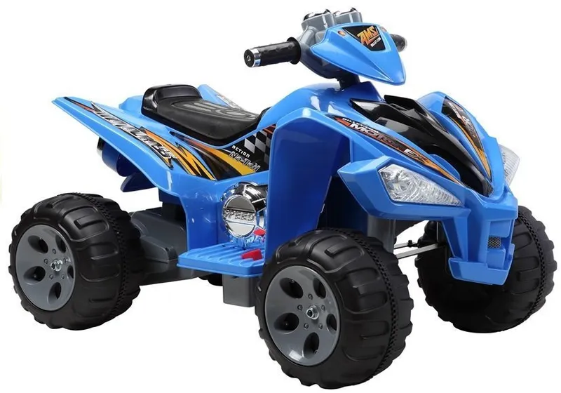 Quad Pojazd Na Akumulator Dla Dziecka Terenowy Światła LED MP3 - Niebieski