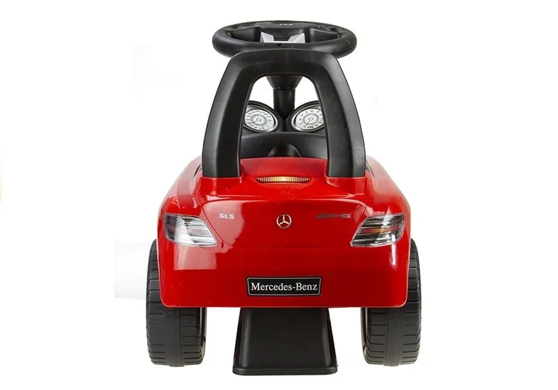Jeździk MERCEDES SLS AMG Pchacz Dla Dziecka Oparcie Schowek - Czerwony
