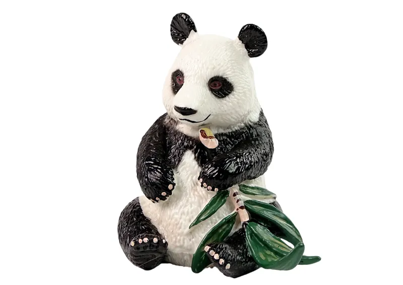 Figurka Kolekcjonerska Panda Wielka Z Bambusem