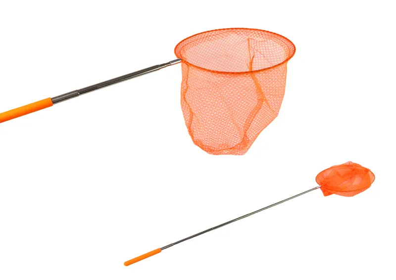 Siatka Na Motyle Owady Składana Teleskopowa 85 cm - Pomarańczowa
