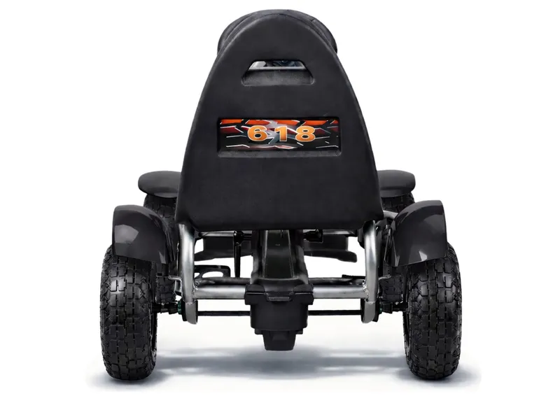 Sportowy Gokart Na Pedały F618 Pomowane Koła Obciążenie 50kg - Czarny