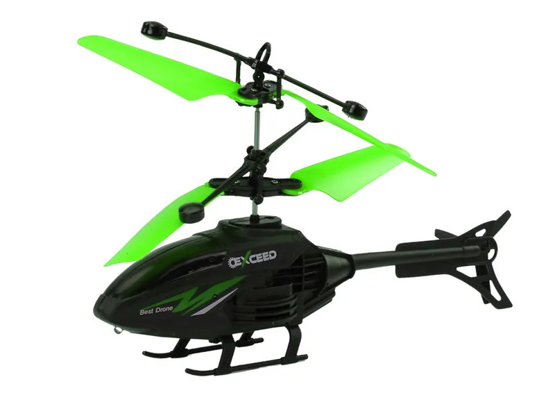 Helikopter Zdalnie Sterowany RC Żyroskop - Zielony