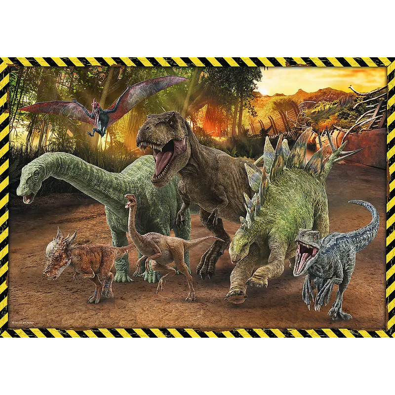Puzzle - 200 - Dinozaury Z Parku Jurajskiego - Jurassic World - TREFL 13287