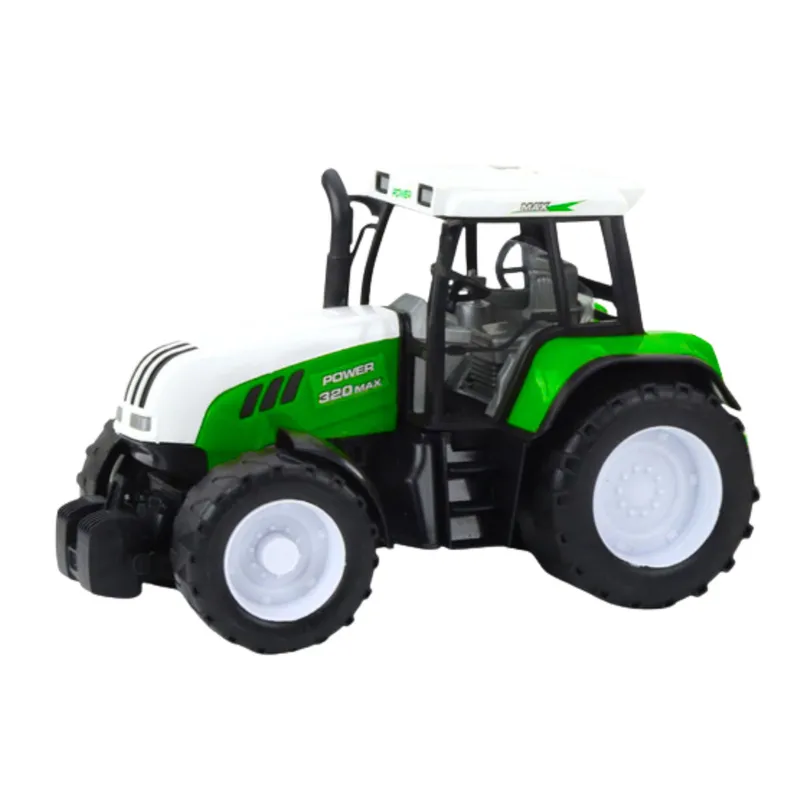 Traktor Rolniczy Farmerski Z Przyczepą Mieszalnik Paszy 50cm - Zielony