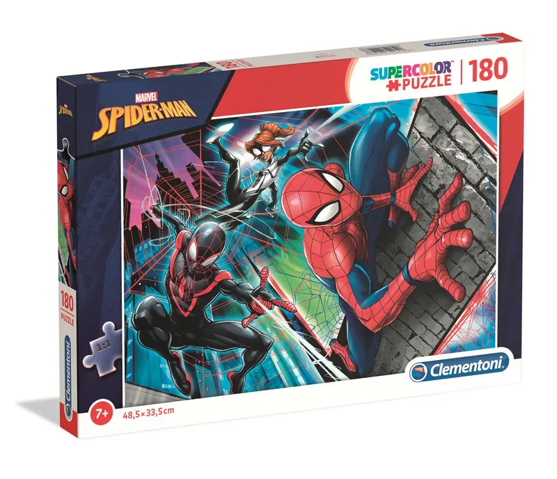 Puzzle 180 Super Color MARVEL SPIDER-MAN CLEMENTONI 29293