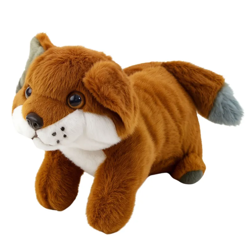Pluszowa Maskotka Przytulanka Lis Rudy 28cm - Brązowy
