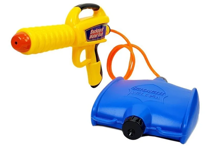 Pistolet Na Wodę Ze Zbiornikiem 1080 ml Żółto - Niebieski