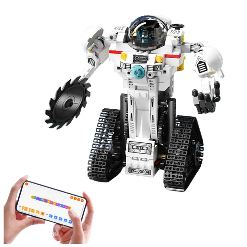 Klocki Konstrukcyjne Robot Kosmiczny Łazik Samolot RC 3w1 408 el