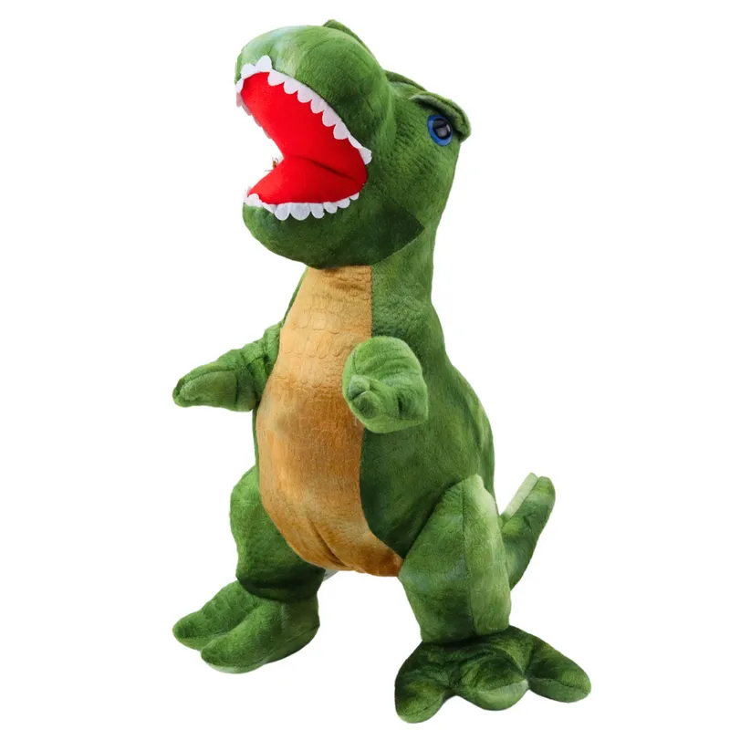 Pluszowa Maskotka Przytulanka Dinozaur Z Teksturą Skóry 45cm - Zielony