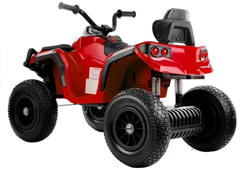 Quad Na Akumulator BDM0906 Pompowane Koła Światła LED MP3 - Czerwony