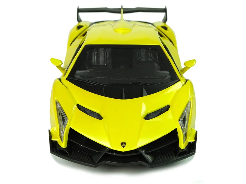 Auto Zdalnie Sterowane LAMBORGHINI Veneno 2,4 g Pilot Kierownica Dźwięk Światła - Żółte
