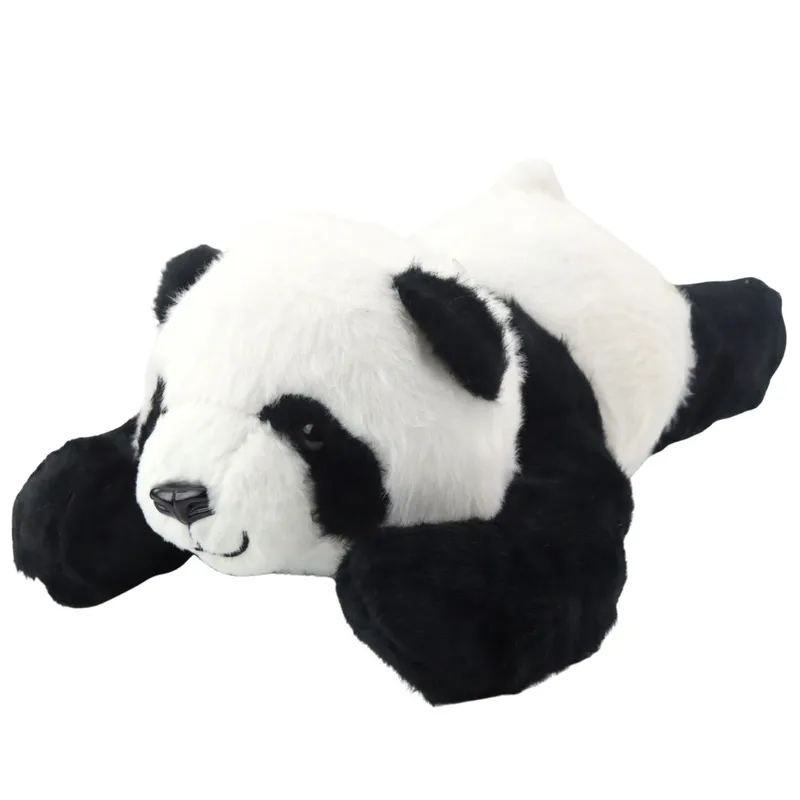 Pluszowa Maskotka Przytulanka Leżąca Panda 30cm - Czarno-Biała