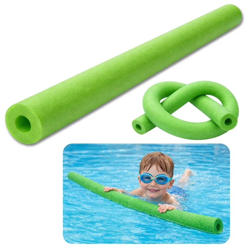 Makaron Piankowy Do Nauki Pływania Ćwiczeń Pianka Treningowa 150 cm - Zielony