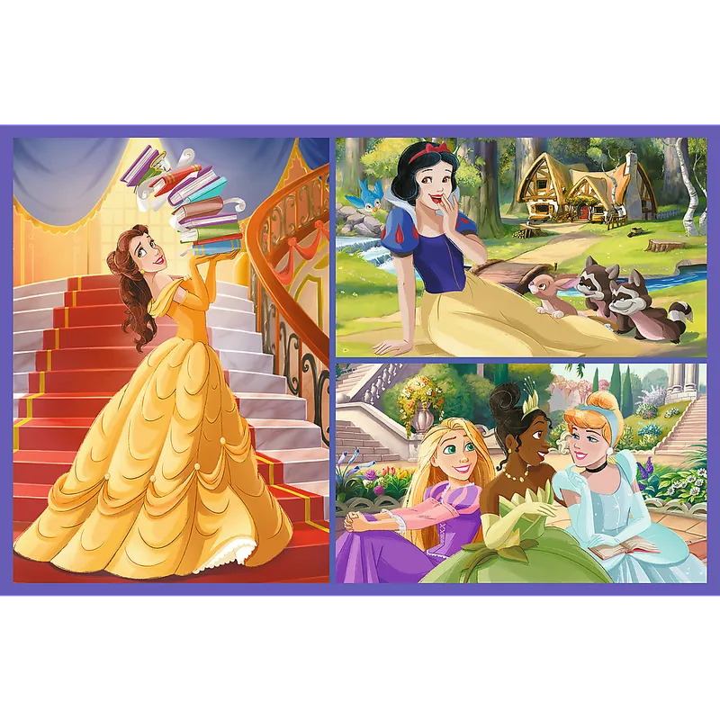 Puzzle - 2x70 - Bajkowe Dni - DISNEY Princess - TREFL 34440