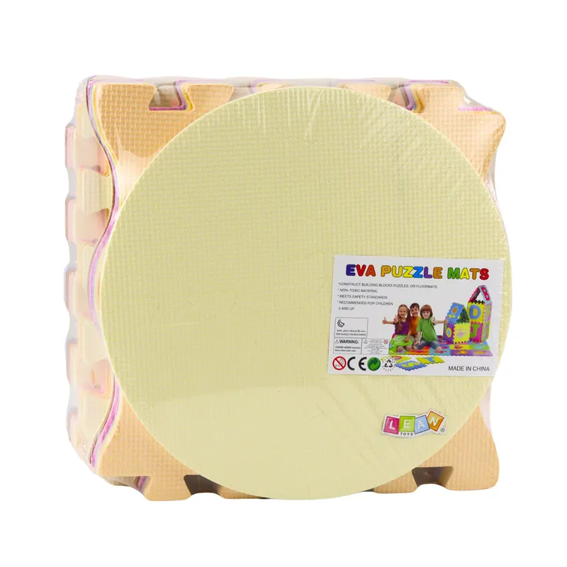 Miękkie Puzzle Mata Edukacyjna Pianka EVA Owoce Słodycze Pastelowe 16 el