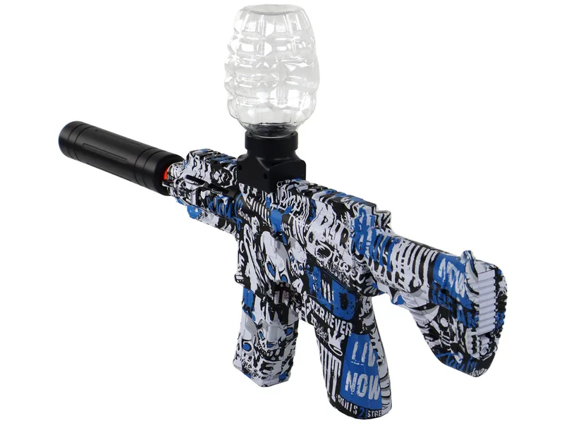 Pistolet Broń Karabin Na Wodę Kulki Wodne - Niebieski
