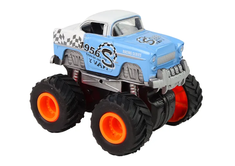 Auto 4X4 Klasyczny Model Na Dużych Kołach 4 Kolory