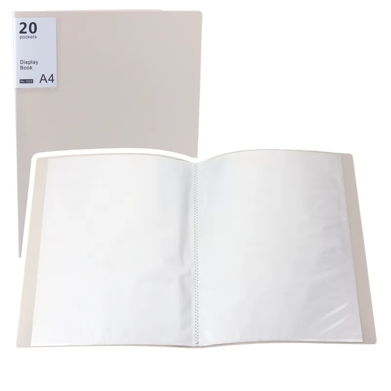 Teczka Z Koszulkami Album Ofertowy 20 Stron A4 - Beżowa