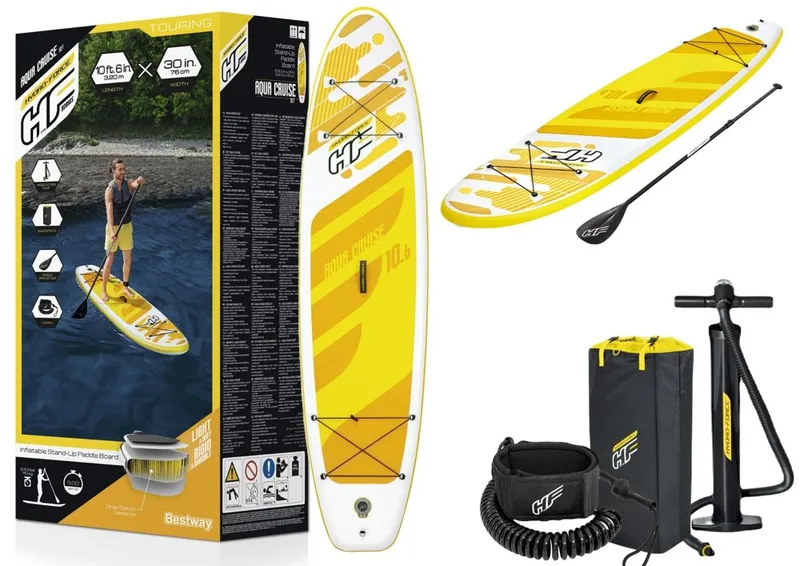 Deska Sup Hydro-Force 320 x 76 x 12 cm BESTWAY 65348 - Żółta