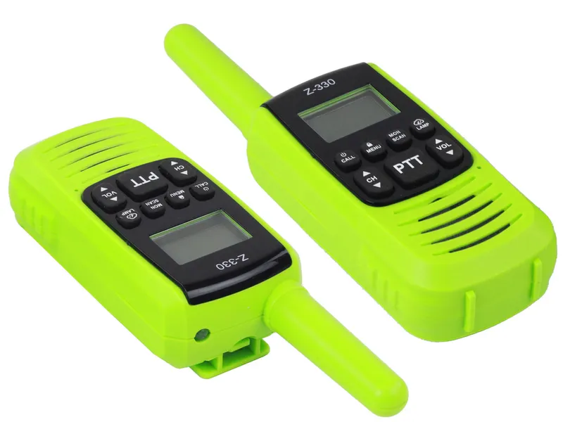 Krótkofalówki Walkie-Talkie Zasięg 3km Gadżet Do Komunikacji - Zielone