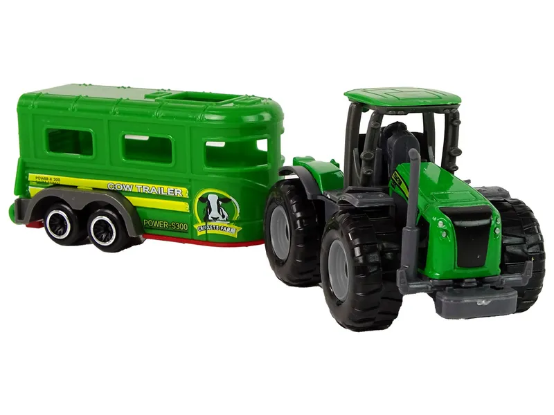 Traktor Z Przyczepą - Zielony