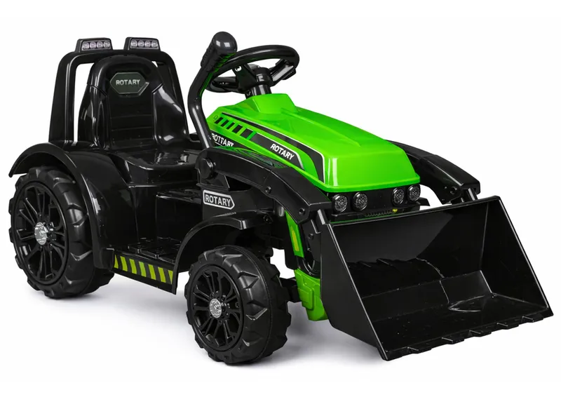 Traktor Na Akumulator ZP1001B Z Łyżką Klakson - Zielony