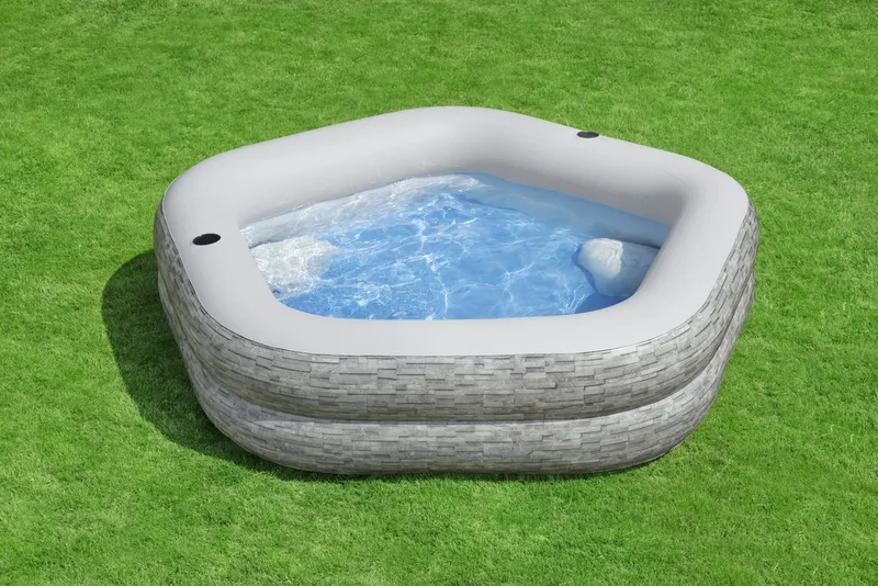 Dmuchany Basen Ogrodowy 213X 206X 53 cm BESTWAY 54423