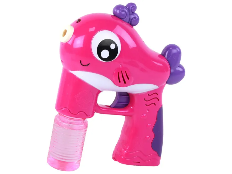 Pistolet Na Bańki Mydlane Na Baterie - Różowy