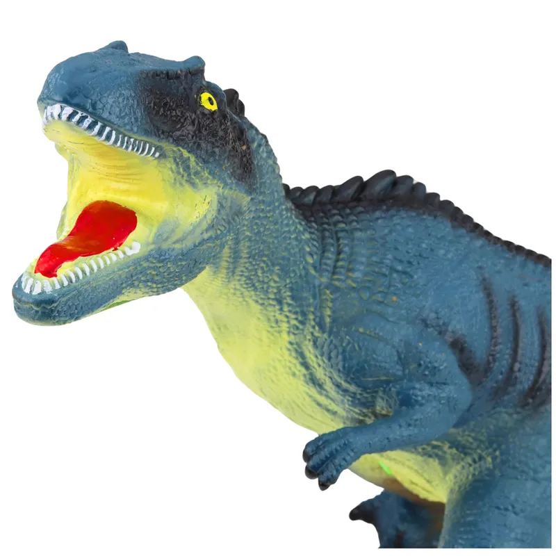 Duża Figurka Dinozaur Tyranozaur Dźwięk 41 cm Niebieski Lub Pomarańczowy