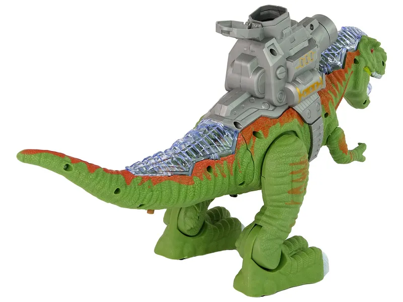 Dinozaur Z Katapultą Chodzi Strzela - Zielony
