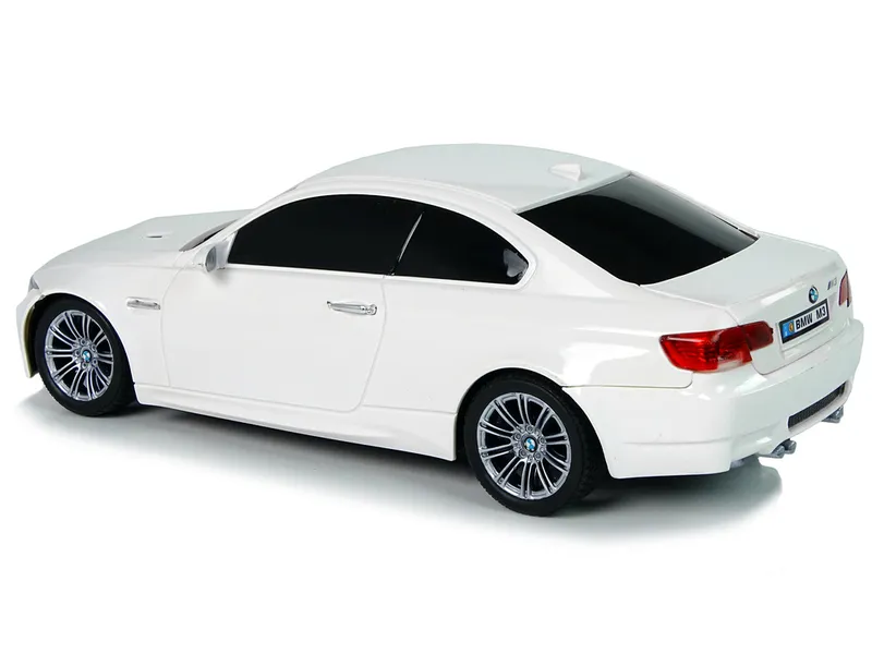 Auto Zdalnie Sterowane BMW M3 Pilot Kierownica 1:18 Dźwięk Światła - Białe