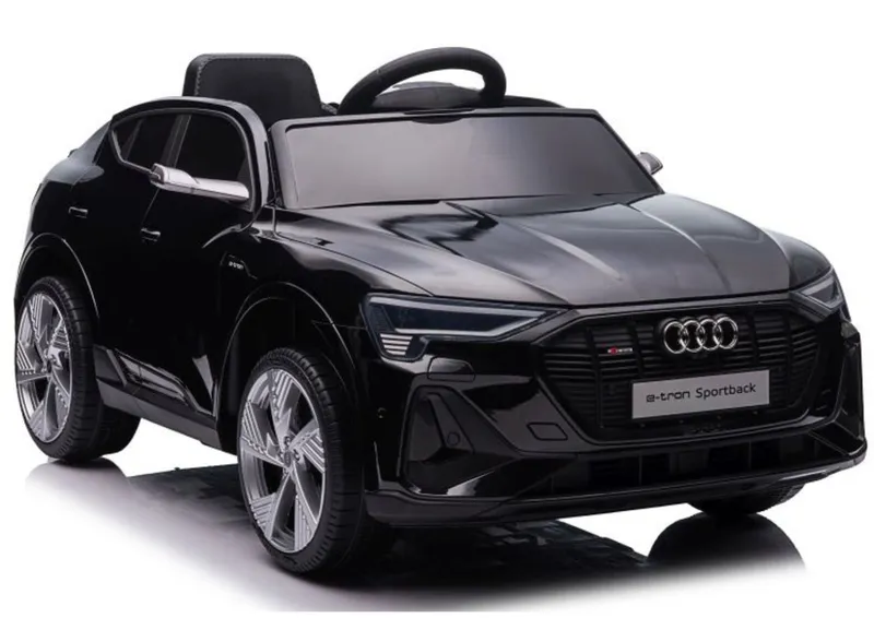 Auto Na Akumulator AUDI E- Tron QLS-6688 Światła LED MP3 - Czarne