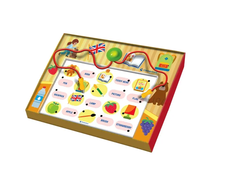 Gra Edukacyjna Interaktywny Quiz Angielski Język Polski CLEMENTONI 50943
