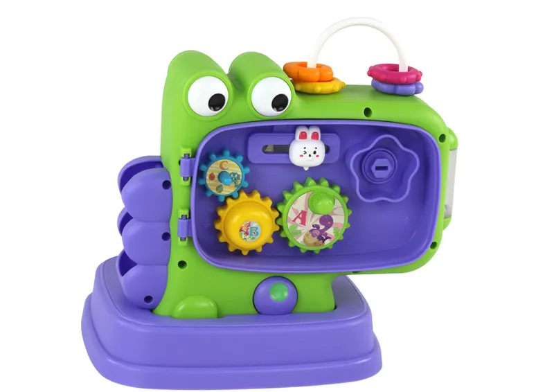 Dinozaur Panel Edukacyjny Whac-A-Mole Sorter Gra Dla Dzieci - Fioletowy
