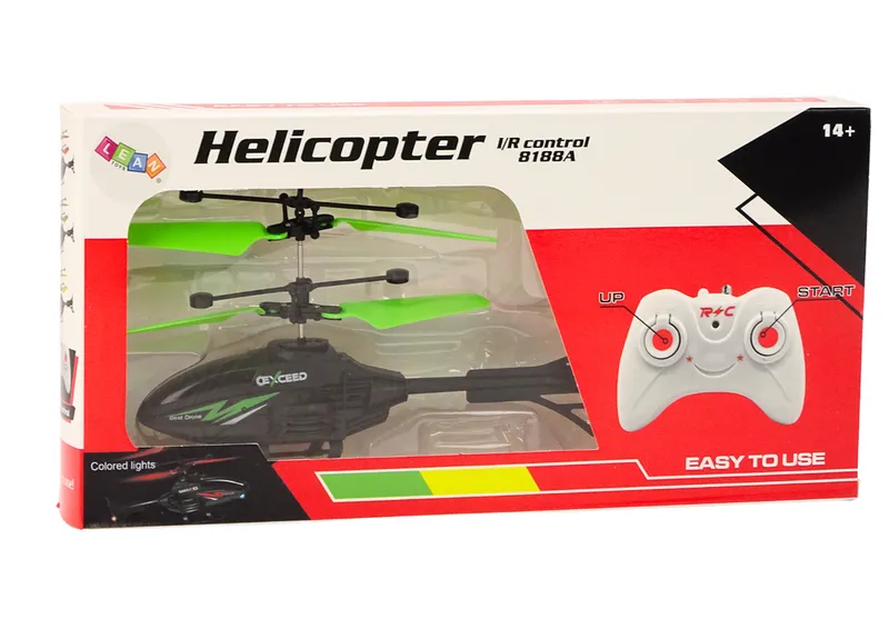 Helikopter Zdalnie Sterowany RC Żyroskop - Zielony
